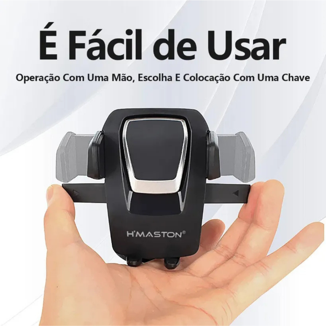Suporte Veicular para Celular Ajustável Seguro Painel - H'MASTON CJ02 - Imagem 3