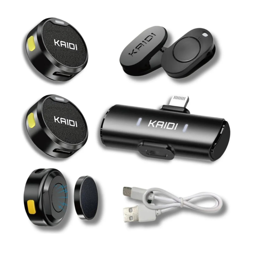 Microfone de Lapela Sem fio - Kaidi KMF4C - Imagem 3