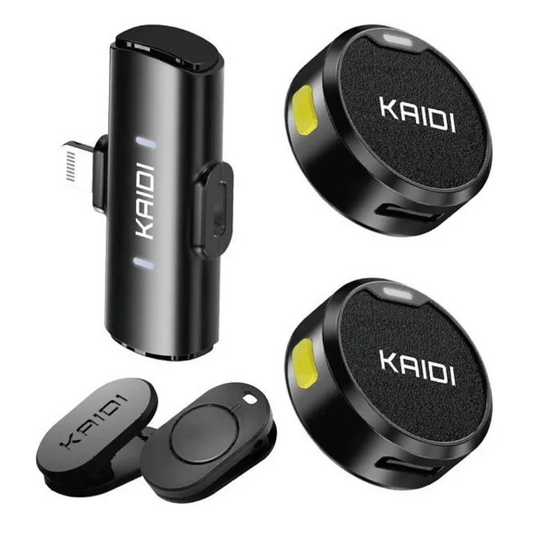Microfone de Lapela Sem fio - Kaidi KMF4C - Imagem 2