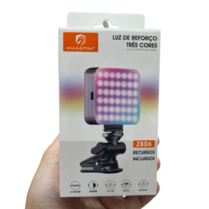 Luz Led Portátil para Vídeos, Tres cores -H'MASTON ZB06