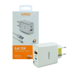 Carregador  USB Para Linghtning 35W - KAIDI KD671A