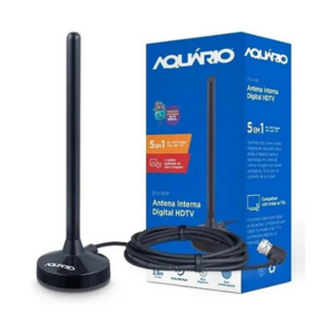 Antena Interna de TV  Digital DTV-100P - AQUÁRIO
